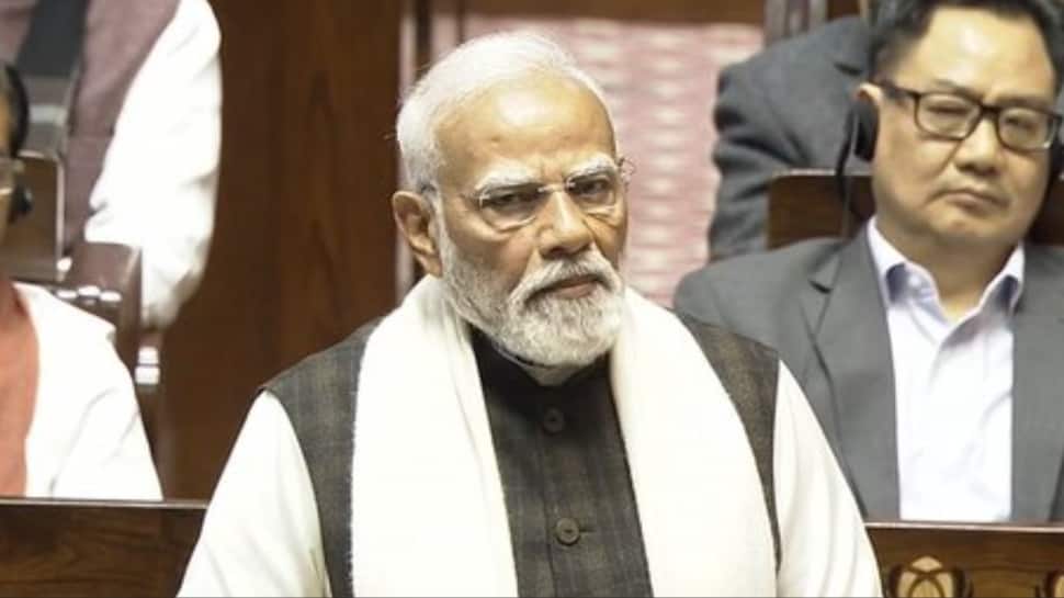 `Only Kharge ji can sit and shout slogans`: PM Modi takes a dig on opposition in Rajya Sabha