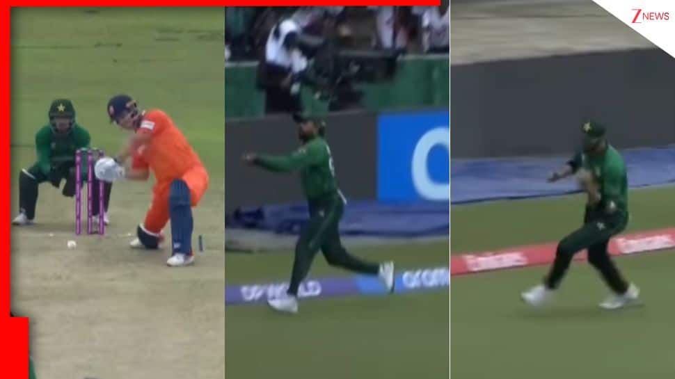 Babar Azam & Shaheen Afridi pull off stunning relay catch in 1st T20 World Cup 2026 match, video goes viral - Watch