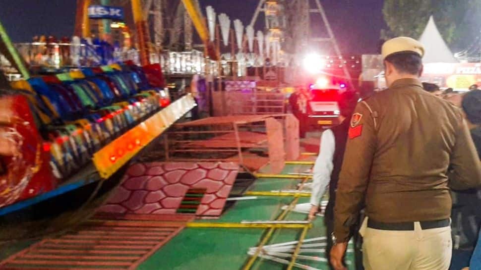 Surajkund `Tsunami` swing tragedy: On-duty Inspector dies while rescuing victims, horrific visuals of collapse emerge