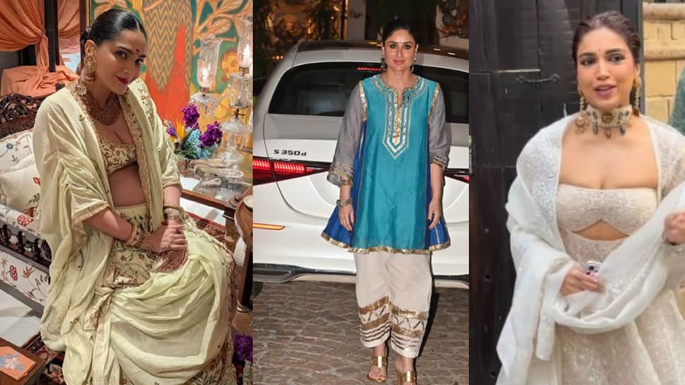 At Sonam Kapoor's baby shower, Bollywood stars arrive in style: Kareena Kapoor to Arjun Kapoor's pap diaries