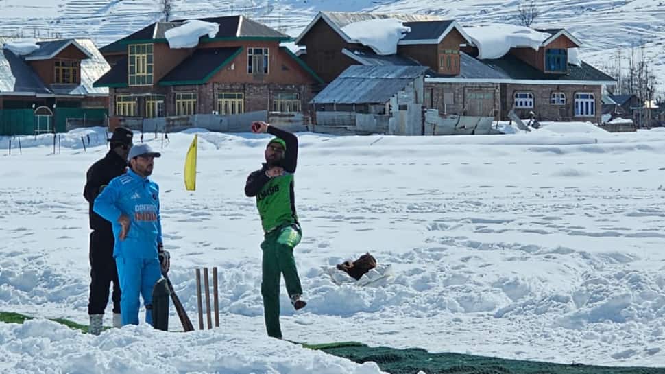Frozen pitch, fiery passion: Teams battle at -20°C in Kashmir's Gurez Snow Cricket Premier League, grab social media attention