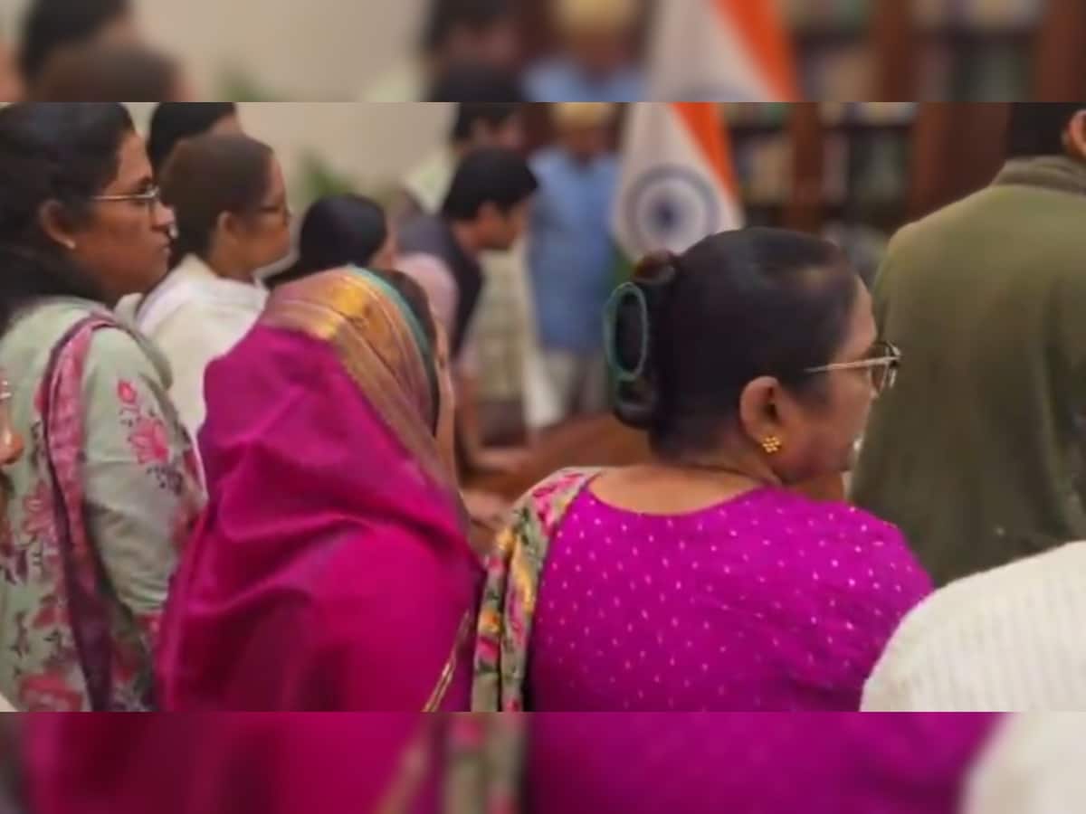 Caught on camera: Rijiju shares video of Congress Mps storming Speaker`s room, abusing and threatening him with Priyanka Gandhi | Watch