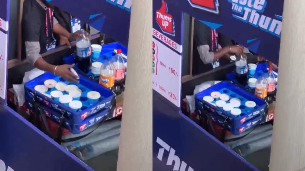 Hygiene scandal rocks T20 World Cup: Viral video alleges leftover drinks reused at Arun Jaitley Stadium ahead of India vs Namibia - WATCH