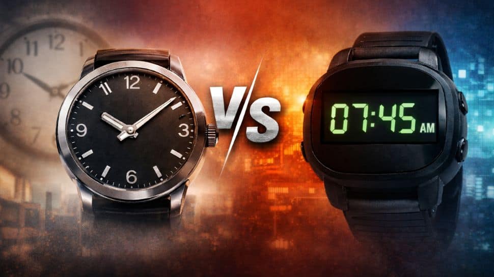 Analog vs digital watch: Which one tells exact Time? Check to avoid being late for office or college