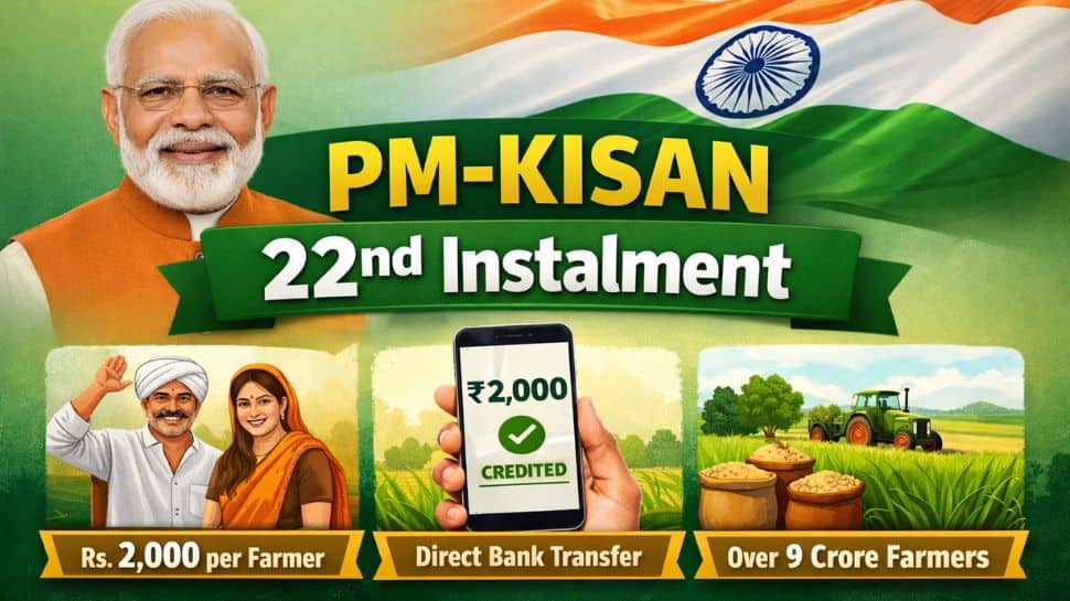 PM-KISAN 22nd Instalment: Big update for 9 crore farmers; Check expected payment date and how to track