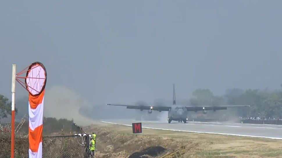 Historic first: PM Modi aboard C-130J aircraft lands on Assam highway airstrip in northeast defence milestone