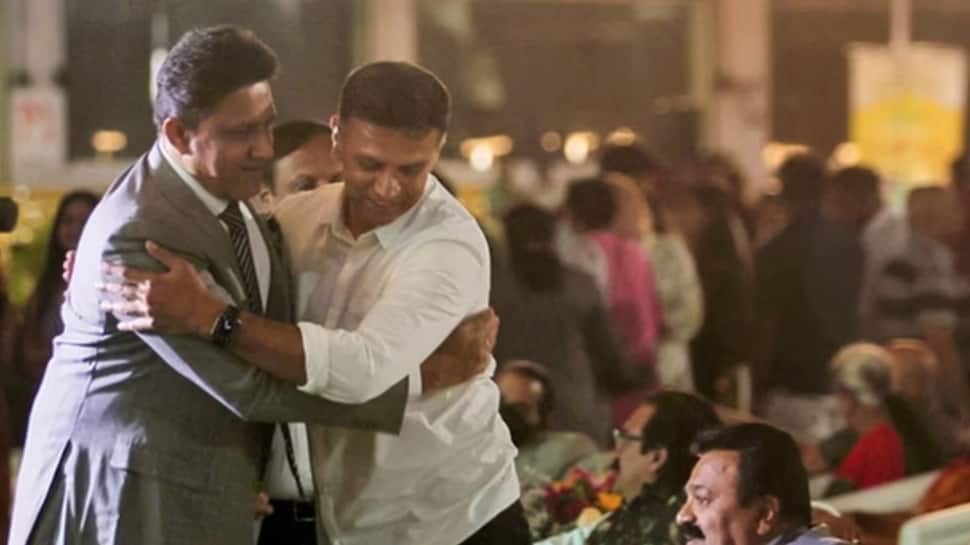 KSCA honours Anil Kumble, Rahul Dravid with stands at Chinnaswamy