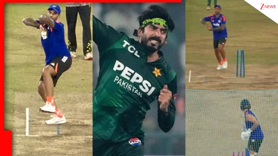 Suryakumar Yadav mimics Usman Tariq's 'pause' as India preps for Pakistan's 'Out-of-Syllabus' mystery; Watch viral video