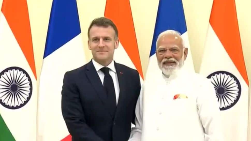 Modi-Macron meet in Mumbai: Trade, defence talks top agenda