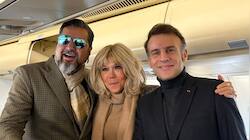Grammy award winner Ricky Kej meets French President Emmanuel Macron
