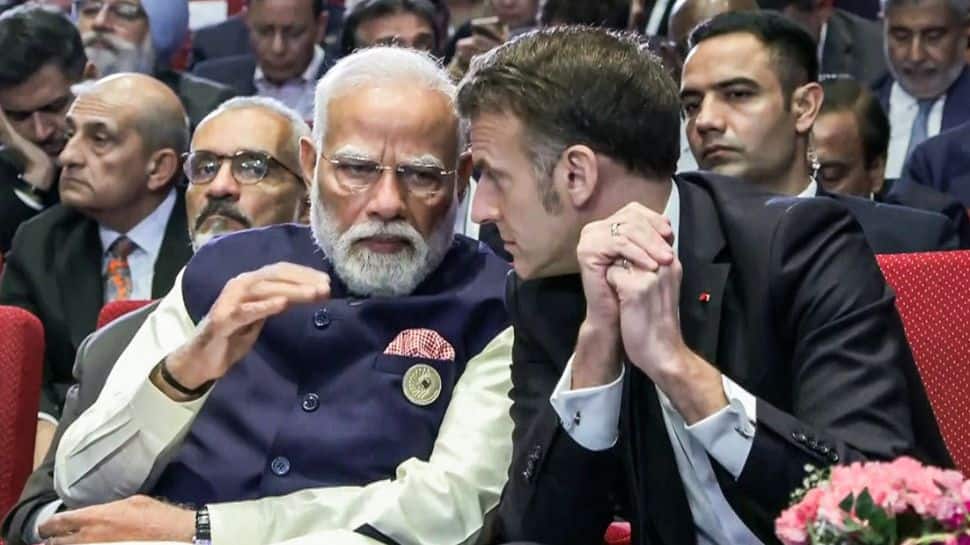 Delhi: PM Modi holds meeting with French President Emmanuel Macron