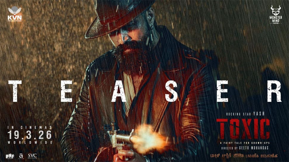 Toxic teaser OUT: Not for the fainthearted! Watch Yash’s unrecognizable brutal transformation as Raya