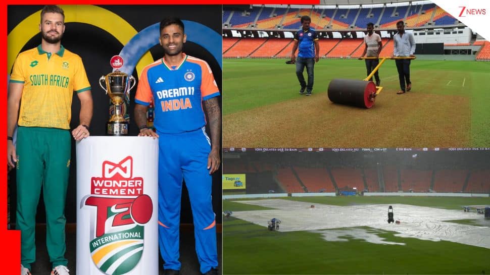 IND vs SA Super 8 weather & pitch report from Ahmedabad: Advantage SA