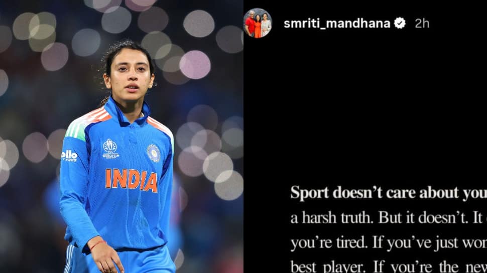 ‘खेल भावनाओं की परवाह नहीं करता…’: स्मृति मंधाना ने ब्रेकअप के बाद पलाश मुच्छल पर कटाक्ष किया; एक वायरल प्रकाशन ने इंटरनेट पर तहलका मचा दिया है