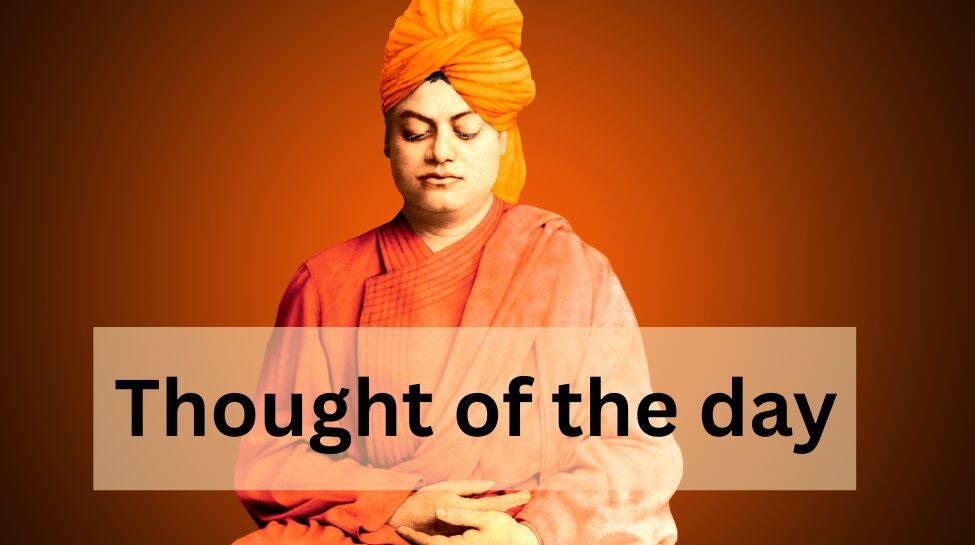 Thought of the day by Swami Vivekananda, ‘Take up one idea. Make that one idea your life, think of it, dream of it, live on that idea.’