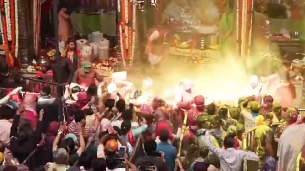 Holi Utsav 2026: Devotees celebrate 'Festival of Colours' at Banke Bihari Temple in Vrindavan