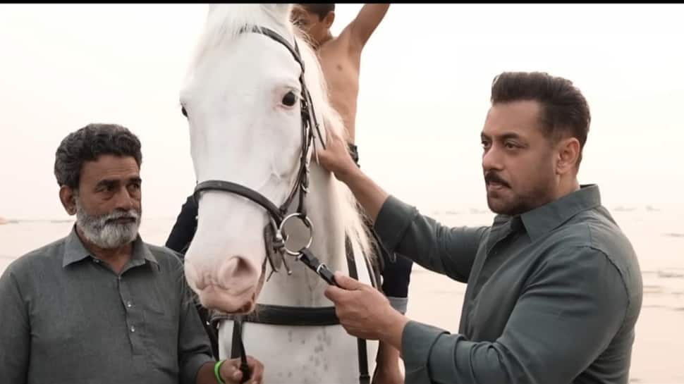 Salman Khan's romantic track 'Main Hoon' from Battle of Galwan features superstar's own white horse - Watch BTS footage