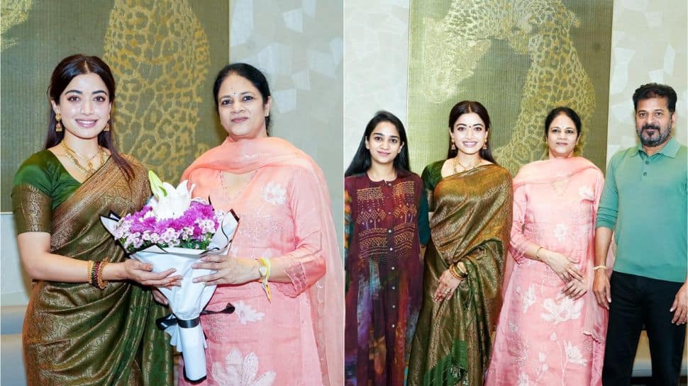 Rashmika Mandanna and Vijay Deverakonda set March 4 wedding reception date, personally invite Telangana CM Revanth Reddy