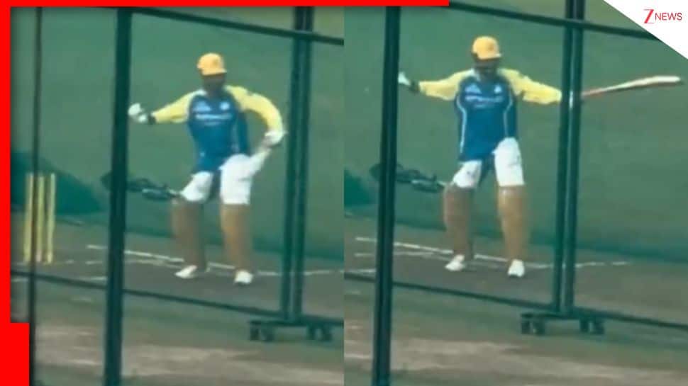 MS Dhoni’s playful net dance steals show as CSK begin IPL 2026 training - Watch