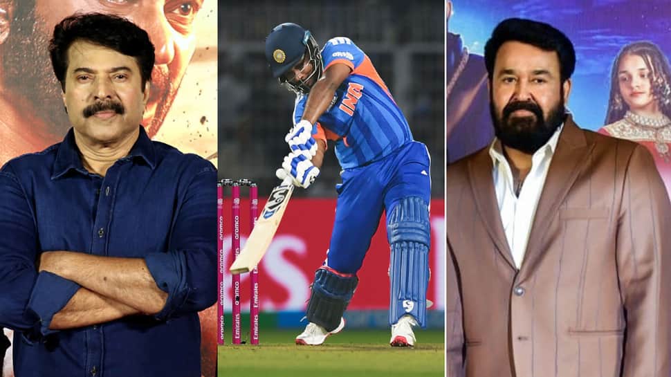 Sanju Samson’s 97 powers India into T20 World Cup semis; Film icons Mammootty, Mohanlal lead applause