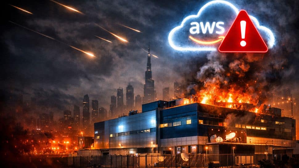 AWS Outage in UAE: Amazon data centre hit by ‘Objects’, fire disrupts EC2 and RDS services as Dubai, Abu Dhabi see Iran strikes
