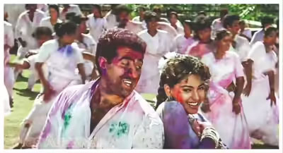 SRK-Juhi Chawla - Ang Se Ang Lagana