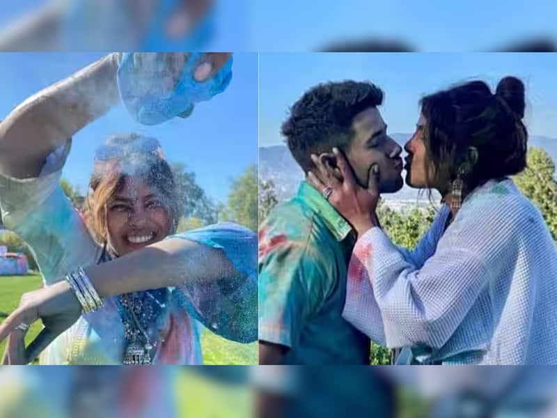 Priyanka Chopra-Nick Jonas Holi