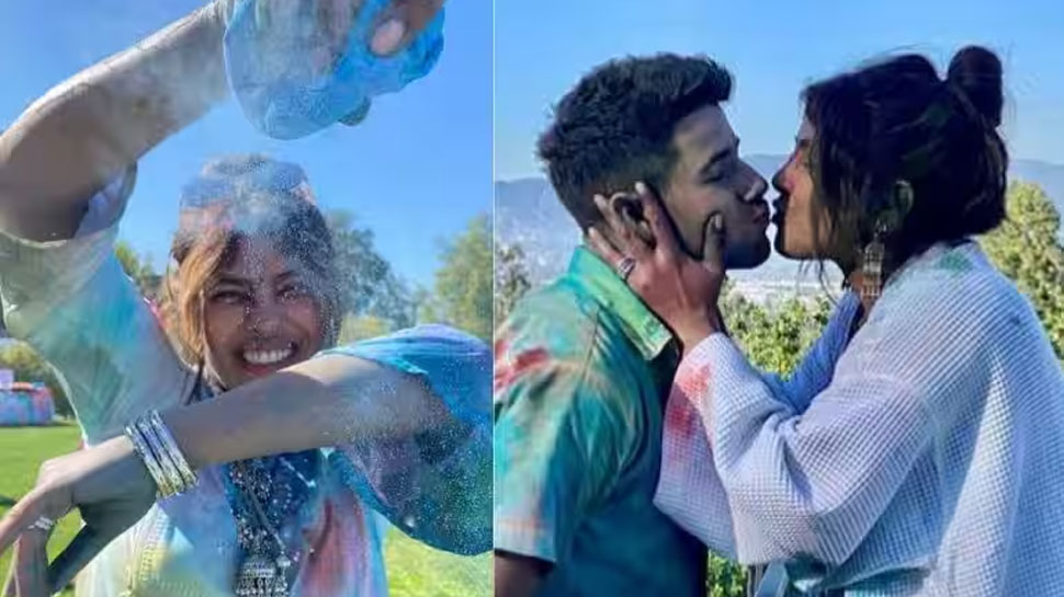 Priyanka Chopra-Nick Jonas Holi