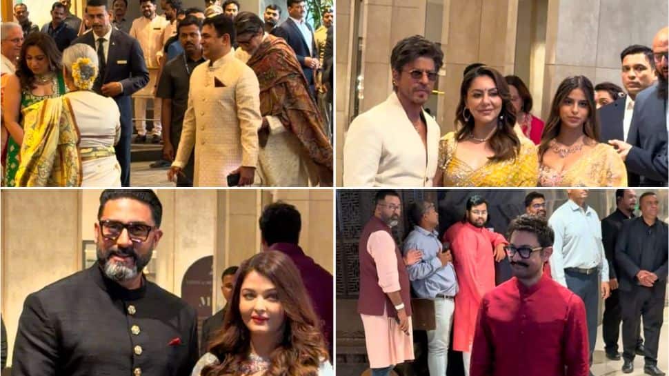 SRK, Aamir Khan, Bachchan family attend Arjun Tendulkar’s grand wedding in Mumbai