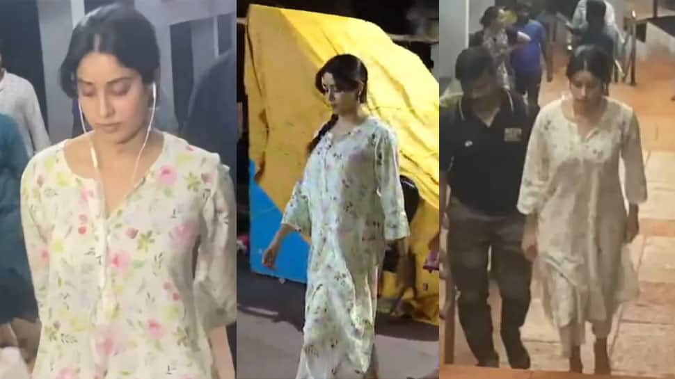Janhvi Kapoor reaches Tirupati Temple at Tirumala barefoot on her birthday
