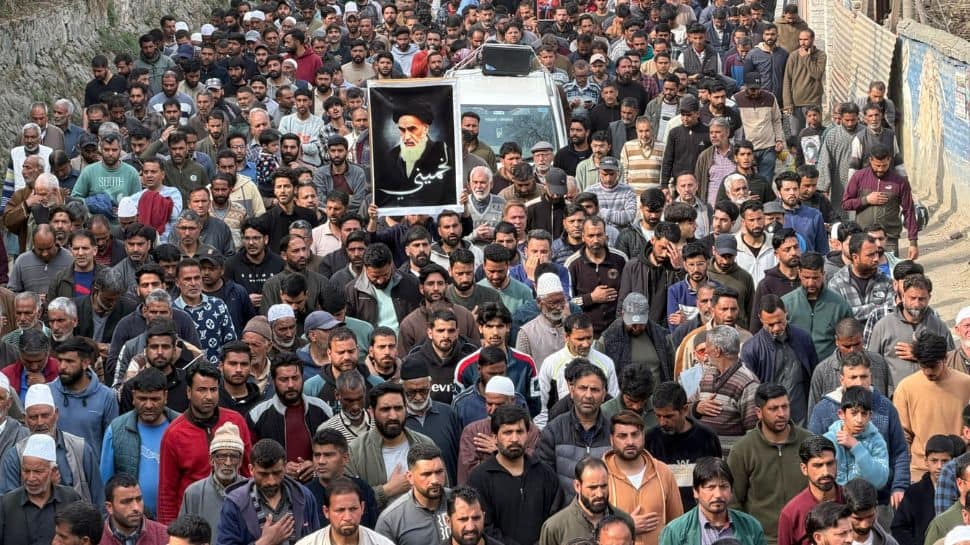 J-K: Shia community pays tribute to Khamenei amid tight security in Kashmir