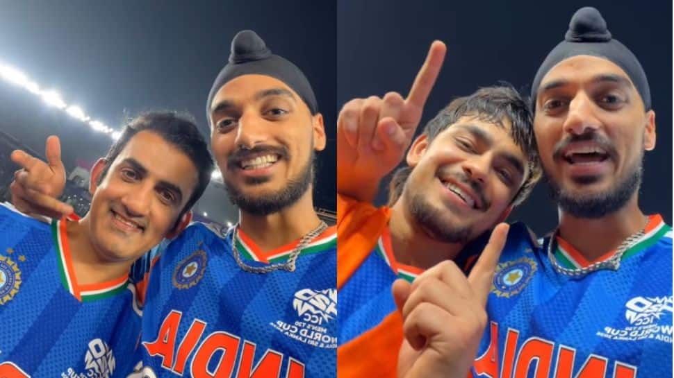 IND Vs NZ Men`s T20 World Cup Final: Inside Indian team`s celebrations as Arshdeep Singh shares viral videos and photos | WATCH