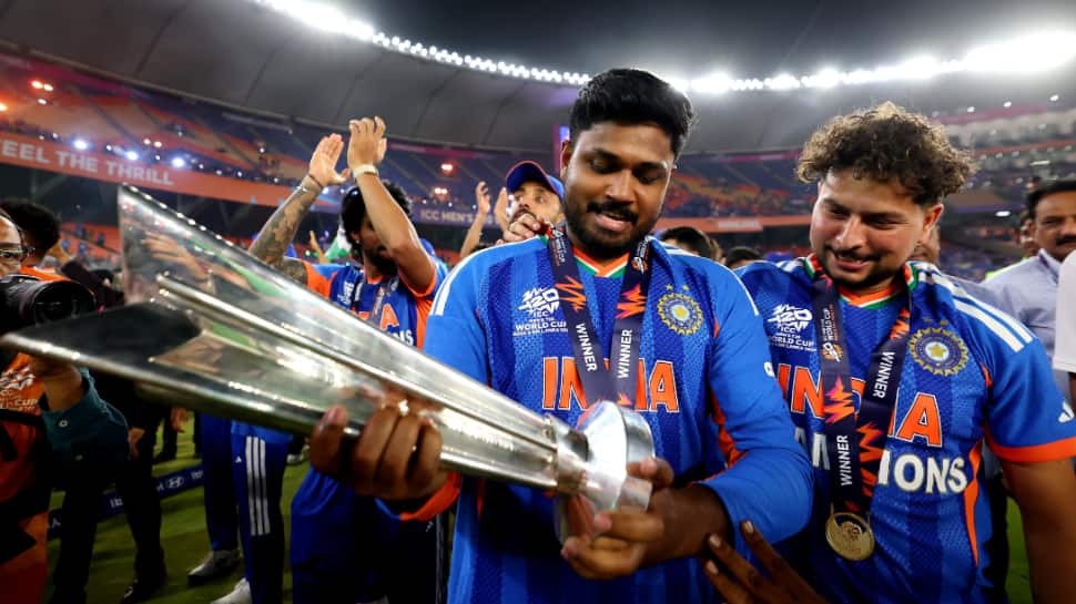 Sanju Samson gets rousing reception at Thiruvananthapuram airport after his T20 World Cup 2026 heroics for India - WATCH
