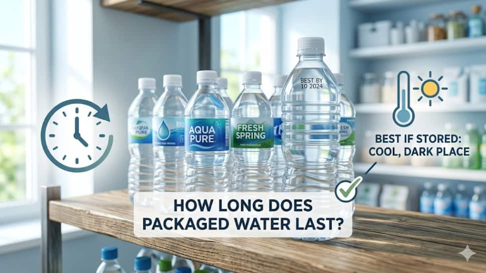 How long does bottled drinking water remain safe to use? Check simple tips to store and verify it