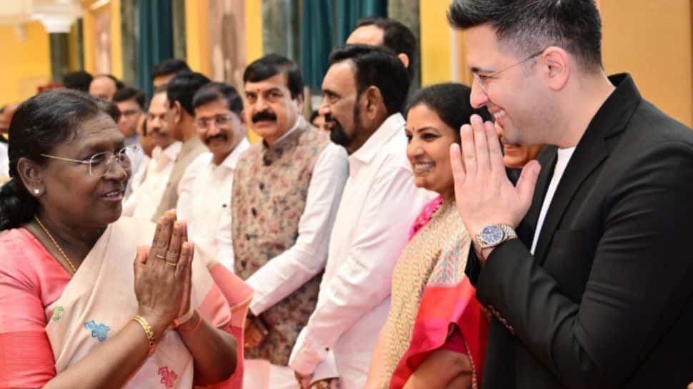 Raghav Chadha chooses wife’s ‘Teri Mitti’ song for Rashtrapati Bhavan post, Parineeti Chopra reacts