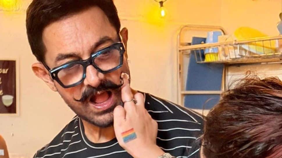 Aamir Khan celebrates 61st birthday with kids and girlfriend Gauri Spratt at intimate cake-cutting
