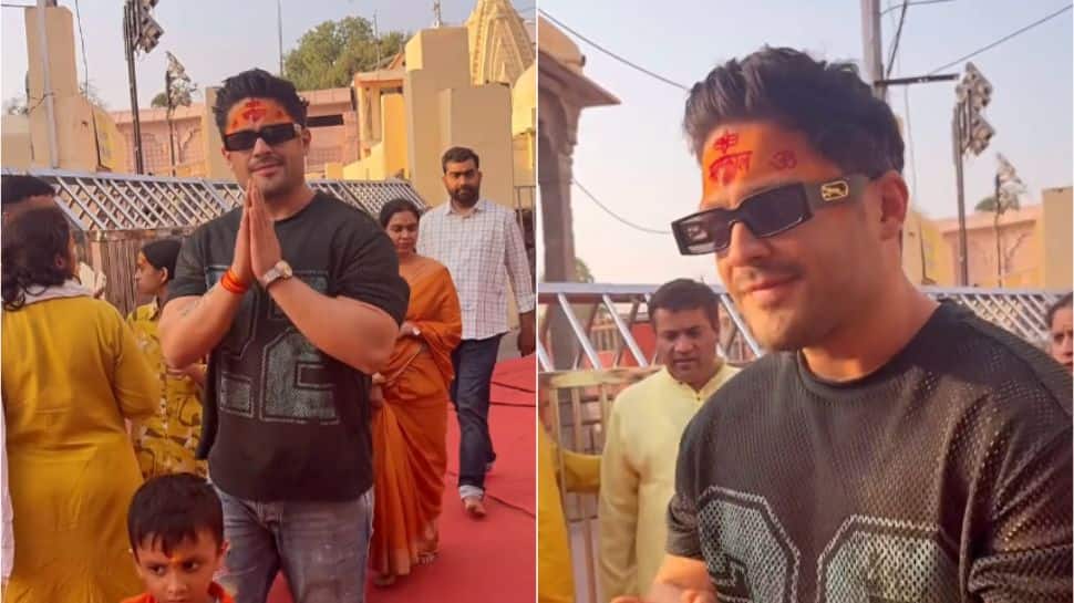 ‘The 50’ fame Sidharth Bhardwaj visits Mahakal Temple in Ujjain, seeks blessings and prays for peace - VIDEO