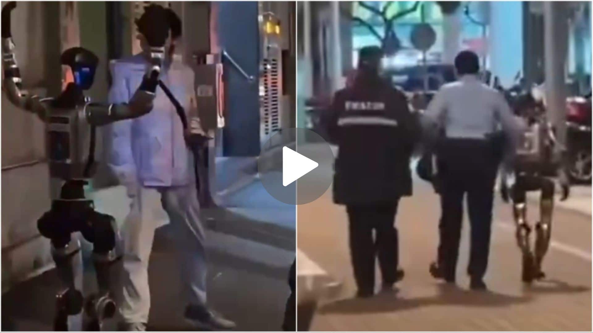 World`s first `robot arrest`: Police detain humanoid after `harassing elderly woman` | Viral video