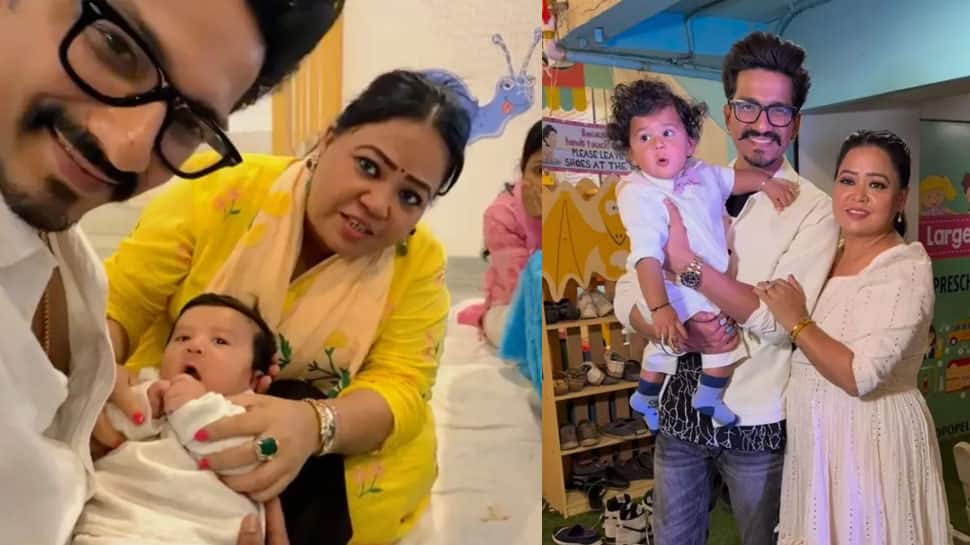 Bharti Singh's newborn baby Kaju's face revealed, looks like a spitting image of her elder son Laksh aka Gola