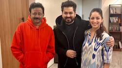 Ram Gopal Varma meets ‘Dhurandhar’ couple Aditya Dhar & Yami Gautam