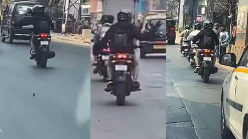`Not all heroes wear capes`: Biker guides ambulance through Mumbai traffic, internet reacts | WATCH