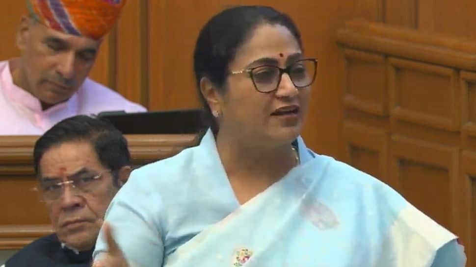 Delhi CM Rekha Gupta presents Rs 1,03,700 crore Budget for 2026-27