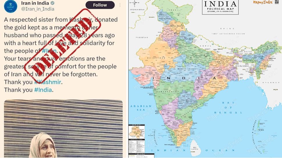 A single tweet exposes Iran`s `hypocrisy` on India`s sovereignty - Know why Indians are outraged