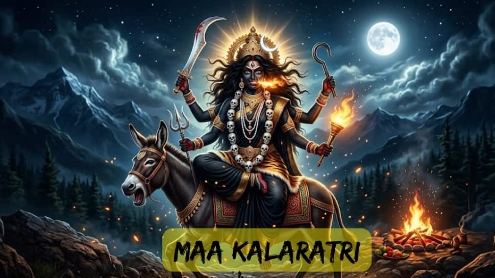 Chaitra Navratri 2026 day 7: Who is Maa Kalaratri? Shubh muhurat, colour, puja vidhi, mantras and aarti – All you need to know