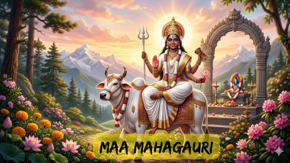 Chaitra Navratri 2026 Ashtami 2026 Day 8: Who is Maa Mahagauri? Shubh muhurat, colour, puja vidhi, mantras and aarti – All you need to know