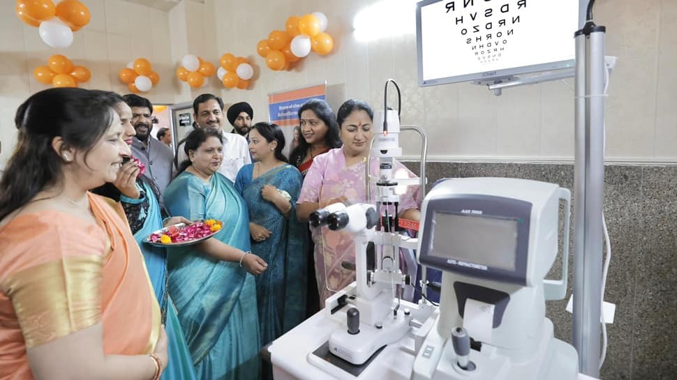 Delhi CM Rekha Gupta inaugurates eye center in Shalimar Bagh