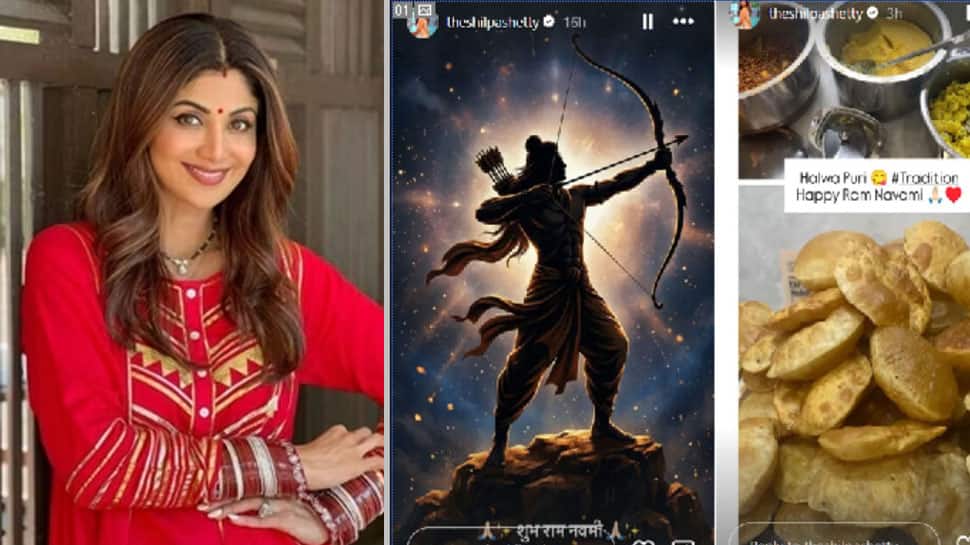 Ram Navami 2026: Shilpa Shetty offers glimpse of 'halwa-puri' prasad tradition