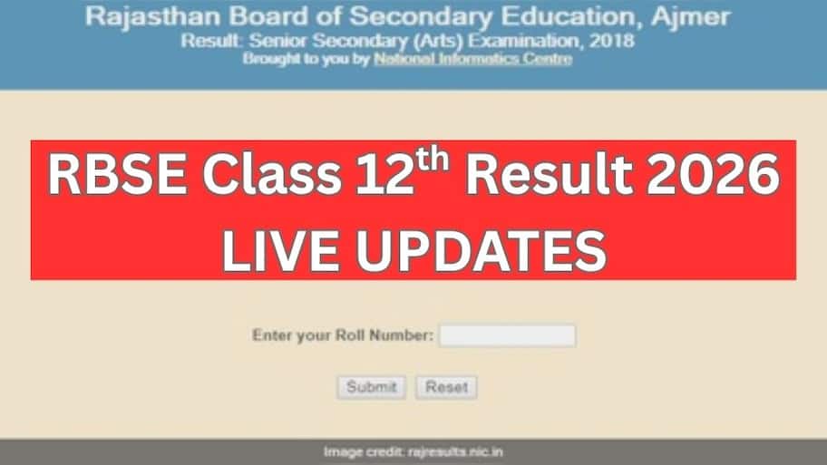 RBSE Rajasthan Board 12th Result 2026 Live: Result to be out on March ...