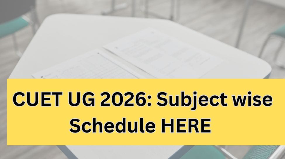 CUET UG 2026: NTA to release subject-wise schedule soon at cuet.nta.nic.in