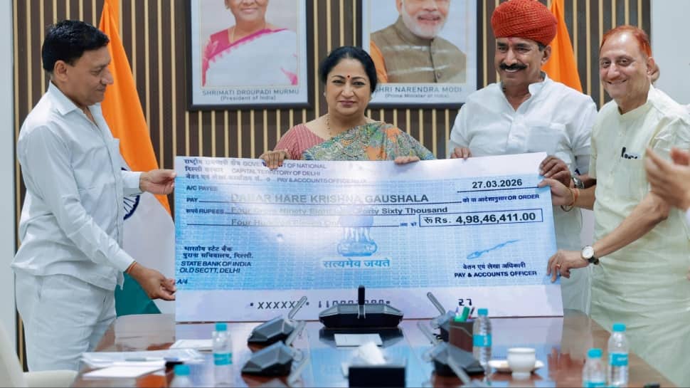 Delhi CM Rekha Gupta releases funds, vows to upgrade cow shelters